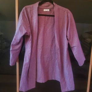 Jenny Lemons cotton cardigan/ open tunic